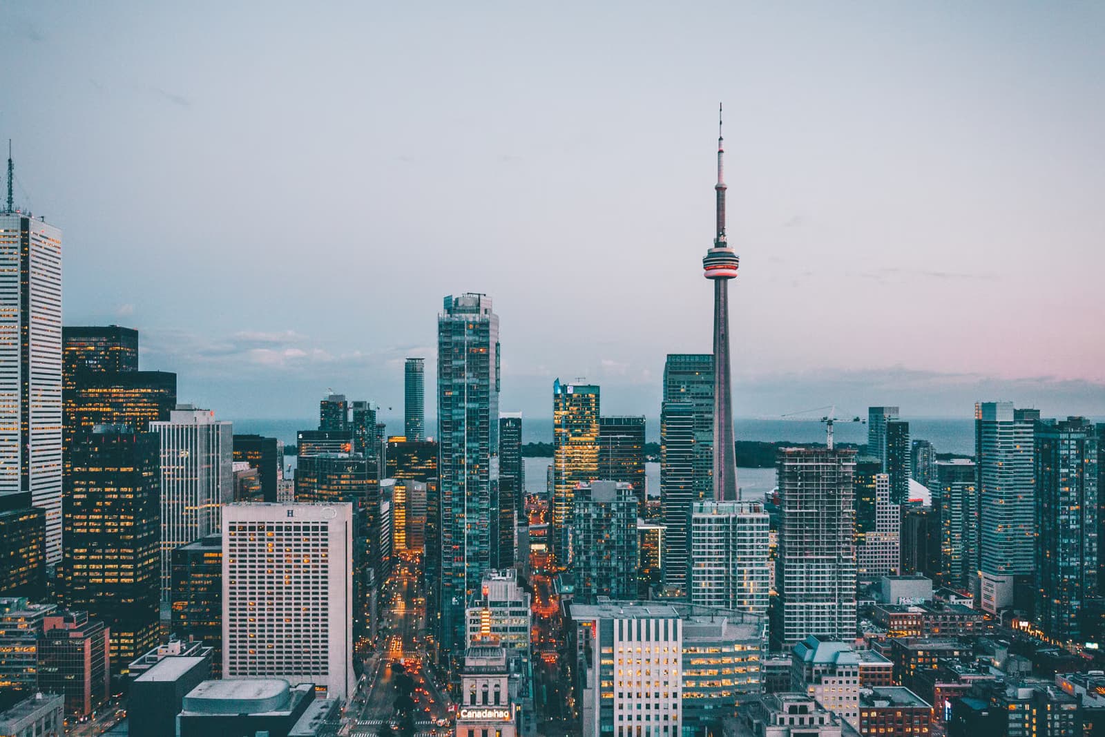 Toronto skyline representing Eastend's Canadian base